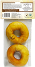 3 Inch 2 Count, Pack 2 Pork Chomps Roasted Pork Skin Dog Chews, Donuts, Real Chicken, of - Long-Lasting Treats for Dogs