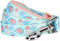 Blueberry Pet Paisley Flower Print Dog Leash, 5 Colors, Soft & Comfortable Handle, 4 ft x 1", Pastel Blue, Large