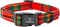 Lionheart Glory Christmas Plaid Dog Collar, Adjustable Soft Dog Collars for Small Medium Large Dogs, Pet Gift Red