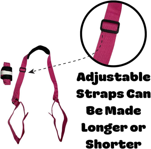 2 Pack NGIL Adjustable Beach Chair Carry Straps Universal Folding Chair Carry Straps for Camping,Picnic and Outdoor