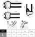SKT HP Protective Gear for Adults, Knee Pads, Elbow Pads, Wrist Guards for Inline Skating and Biking