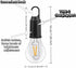 Chinshwehaw 3 1PCS) (T01) Portable LED Camping LanternHang Anywhere Hook, USB-C Rechargeable, Brightness Modes, Water