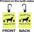 Therapy Dog Hang Tag, Alert Hanging Patches for Therapy Dog, Dog Alert Patches