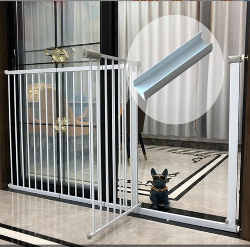 U Shape Fence Reinforcement Groove, Durable PVC Portable Fittings Accessory for Pet Gate Fence Reinforcement