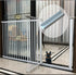 U Shape Fence Reinforcement Groove, Durable PVC Portable Fittings Accessory for Pet Gate Fence Reinforcement