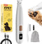 iBTC 2 Speed Dog Paw Trimmer with LED Display, 35dB Low Noise Electric