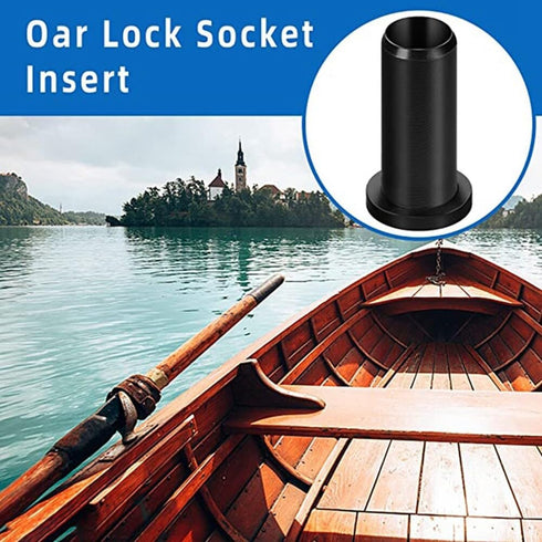 Oar Lock Socket Insert 4 Pack - Oarlock Socket Bushing for Boat Hardware & Kayak Paddle Accessories