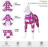 LovinPet Large Dog Costume, Soft Cotton PJs with Polar Bear Snowflake Print, Surgery Recovery Shirt, XL