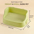 Chinchillas Rabbit Litter Box, Small Animals Litter Tray for Cage Detachable Bedding Litter Pan Potty Toilet Trainer