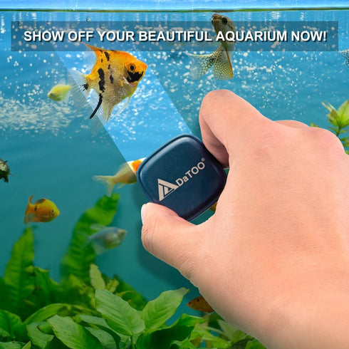 Aquarium Mini Magnetic Scrubber - Small Fish Tank Cleaner with Super Strong Magnet