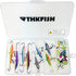 THKFISH Ice Fishing Lures and Jigs Kit, 14/26/40PCS, Walleye Crappie Panfish Pike Fishing Gear
