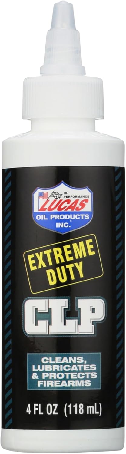 Lucas Oil 10915 Extreme Duty CLP Gun Oil, 4 Ounce, 1 Pack