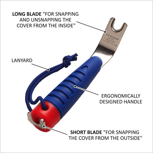 Top-Snapper Tool for Boat Canvas Snaps