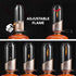 Fire-Maple Orange Camping Lantern, Glass & Steel, Propane or Isobutane Fuel Canister, No Mantles Needed