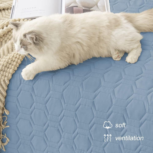 Waterproof Anti-Slip Dog Bed Cover and Pet Blanket, 40x50 Inch Sofa Pet Bed Mat for Cats Dogs