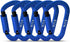 FVW Auto Locking Rock Climbing Carabiner Clips - Professional 25KN Heavy Duty Caribeaners for Rappelling and Gym