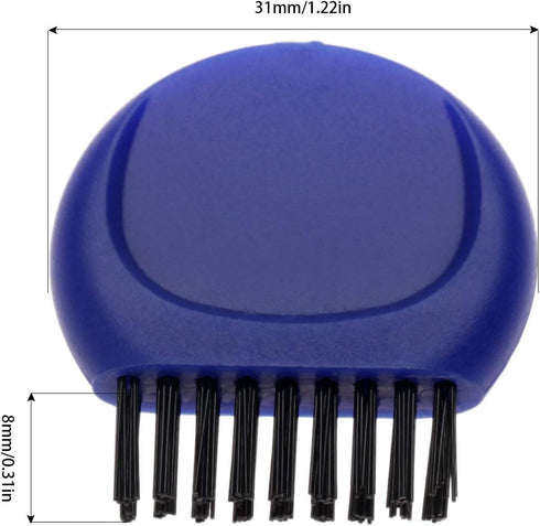 MUXSAM Pocket Golf Club Groove Brush, Mini Golf Club Brushes, Portable Soft D-Brush 5-Pack for Cleaning Golf
