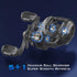 KastKing Centron Lite Baitcasting Fishing Reel, Lightweight, 7.6 OZ, 5 + 1 Ball Bearings