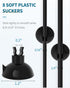 Pawfly 25 Feet Standard Airline Tubing Set with Connectors, Suction Cups, and Check Valves for Fish Tank Aeration