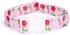 Floral Print Puppy Dog Collar with Quick Release Buckle for Small Medium Large Dogs, Soft Nylon (M, Roses)