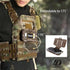 DLXARSOT 4.7"-6.7" Tactical Airsoft Gear, MOLLE Vest Phone Holder,Universal Chest Phone Board Carrier Mount Navigation