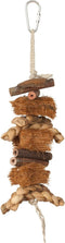 Prevue Hendryx 62803 Naturals Coco Rope Mini Bird Toy - 8 x 2.5