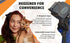 Small, Red Deshedding Brush for Short Hair Dogs, Cats & Pets - Lightweight Grooming Brush for Shedding & Deshedder