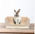Leak-Proof Rabbit Potty Training Tray - Essential Pet Accessory for Small Animals