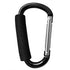 XIECHANEE Large Aluminum Carabiner, Heavy-Duty Stroller Hooks for Hanging Bags and Shopping Durable