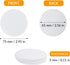 YINORD 12PCS 2.5in Replacements.(2mm (24PCS) Monotub Adhesive Filter Disks, Mushroom Monotub Filter Discs, Mushroom