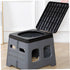 BESPORTBLE Foldable Portable Toilet for Camping and Car Use PP Material Travel Potty Stool with Space-Saving Design