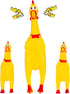 MCPINKY 3PCS Rubber Chicken Dog Toys, Squeaky Prank Novelty Toy for Noise Maker Dog Toys