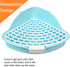 Hamiledyi Small Rabbit Litter Box for Cage - Triangle Potty Trainer Corner Bunny Toilet for Dwarf Holland Lop Rodent
