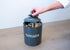 Nat & Jules Charcoal Grey 8 x 6 Ceramic Pet Treats Canister