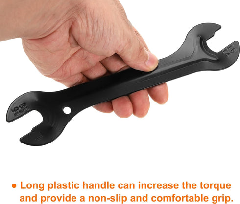 HARFINGTON Double Sided Bike Hub Cone Wrench, 13/14/15/16mm Bicycle Pedal Repair Spanner for Cycling