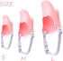 NACOCO Anti-Bite Duck Mouth Shape Dog Covers, Bite-Proof Muzzle Masks Set (Pink, M)