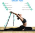 Premium Durable Stretch Straps with Loops, Multi-Loop Yoga Strap for Physical Therapy, Pilates, Dance