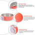 Large Crate Dog Bowl, Removable Stainless Steel Hanging Pet Bowl for Dogs, Cats, Puppies (Pink Orange)