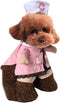 Pet Dog Cat Halloween Costume - Doctor Nurse Costume Dog Jeans Clothes Cat Funny Apparel Outfit (Nurse, XS)