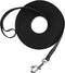 Waterproof Long Leash, Durable Dog Recall Training Lead for Outdoor Hiking, Training, Yard, Beach, Swimming (Black,