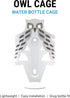 Portland Design Works Owl Cage - Lightweight Water Bottle Holder for Bikes, Snowy Owl
