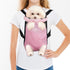 FEimaX Dog Carrier Backpack, Adjustable Hands-Free Travel Bag for Small Medium Dogs and Cats (Small, Pink)