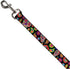Buckle-Down Pet Leash - Bobo Sugar Skull/Paisley, Black/Multi Color, 4 Feet Long, 1/2" Wide