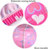 Quality Yes 3Pack Pure Colorful Polyester Cloth Fabric Bathing Caps - Swimming Hats for Water Sports (2 Pure + 1