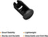 8 Pack 12mm 13mm PATIKIL Camping Chair Foot, Tubing Dia Detachable Anti-Slip Stool Feet Stopper Replacement for Hiking
