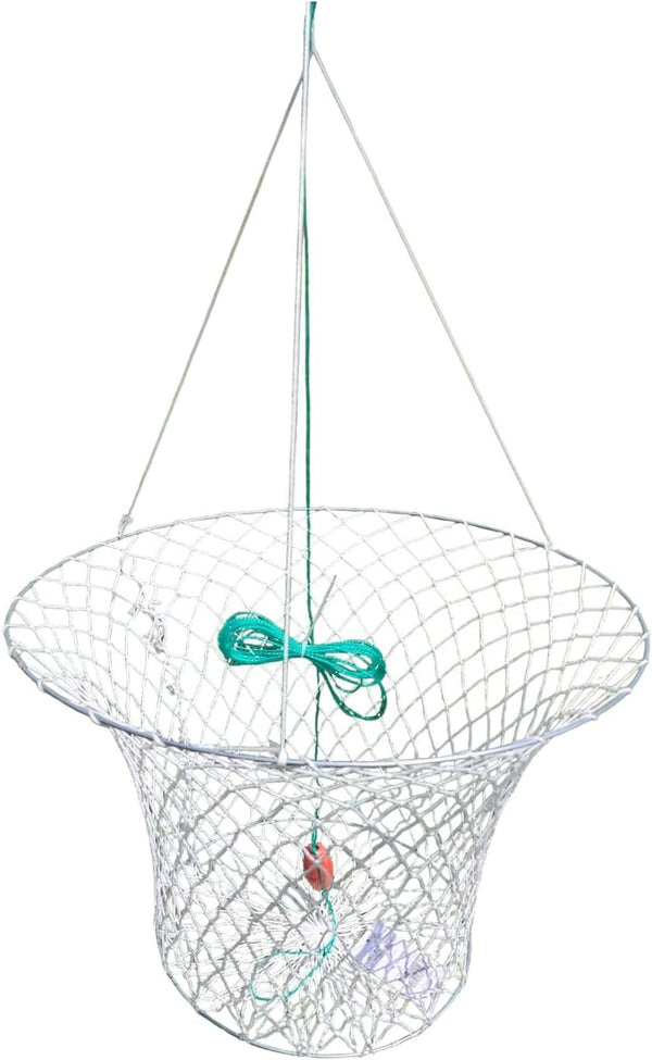 LEE FISHER SPORTS , Double Ring Cotton Crab net, 18" Opening, 12" deep, with Small