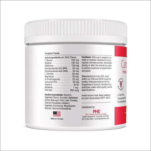 L-Carnitine,EPA,DHA,CoQ10-Aids Made-60 Heart Support Supplement for Dogs-Vet-Formulated, Antioxidant-Rich-L-Taurine
