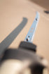 Old Timer Li-Ion Cordless Electric Fillet Knives, 8in Fully Serrated S.S. Blades, Trigger Lock, Carry Case