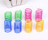 (30 Pack), ISMARTEN Cat Spring Toy Cat Kittens Toys Plastic Coil Spiral Springs for Swatting, Biting, Hunting