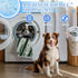 Generic 28" X22" Dog Cooling Blanket Ice Silk Cooling Mat for Bed Minimalist Striped Print Car Dog Beds for Small Dogs